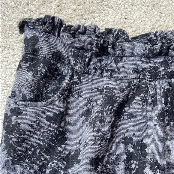 🪷100% Cotton Black and Gray Mini Skirt - Picture 4 of 7